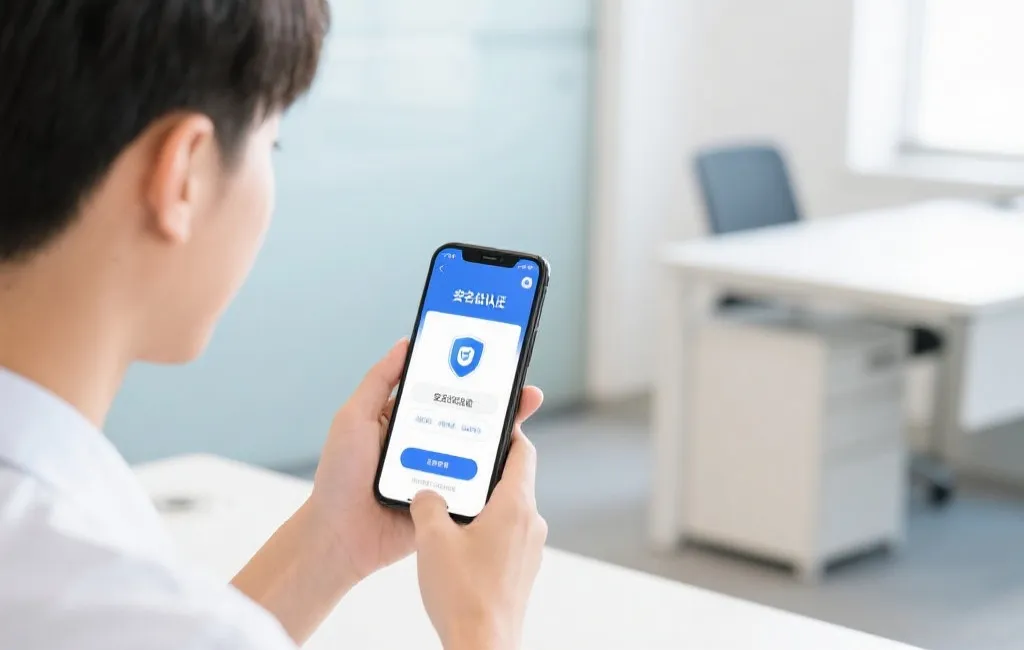 用户通过手机验证兑奖流程，安全认证界面